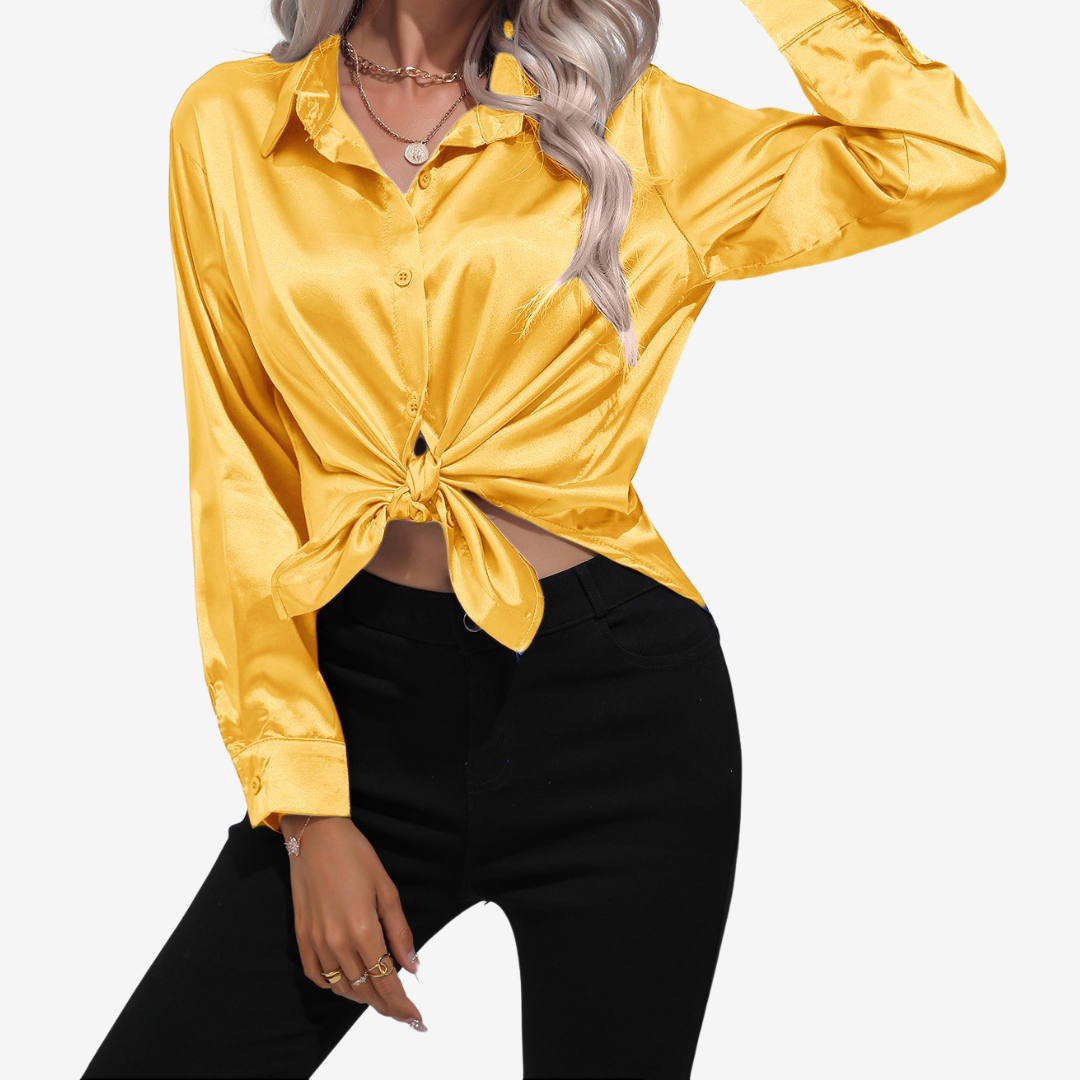 Alvira™ Elegant Silk Shirt