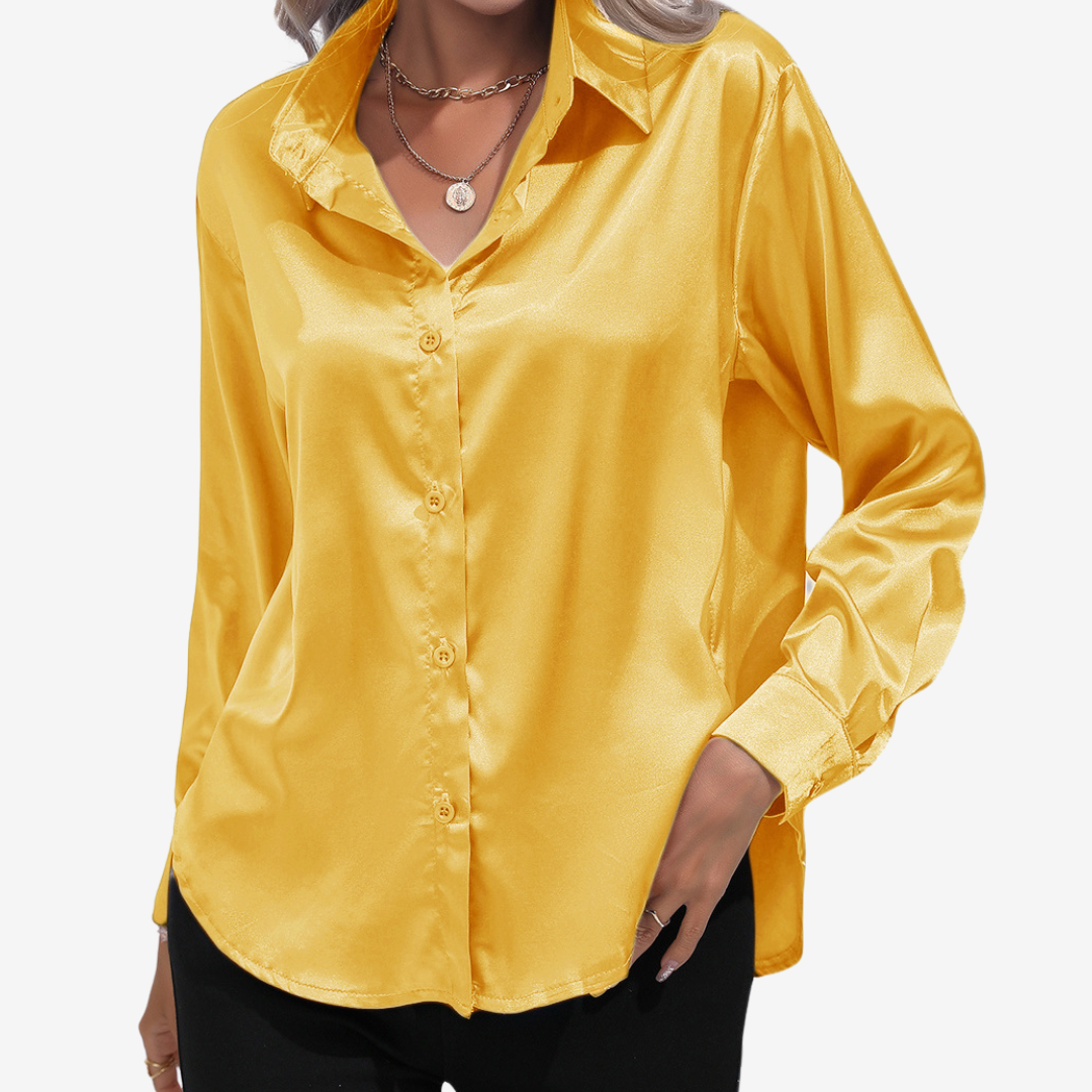 Alvira™ Elegant Silk Shirt