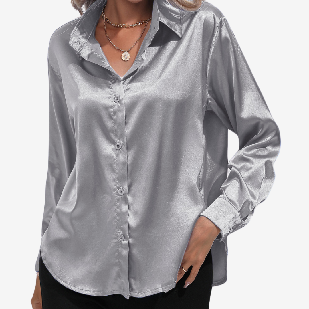 Alvira™ Elegant Silk Shirt