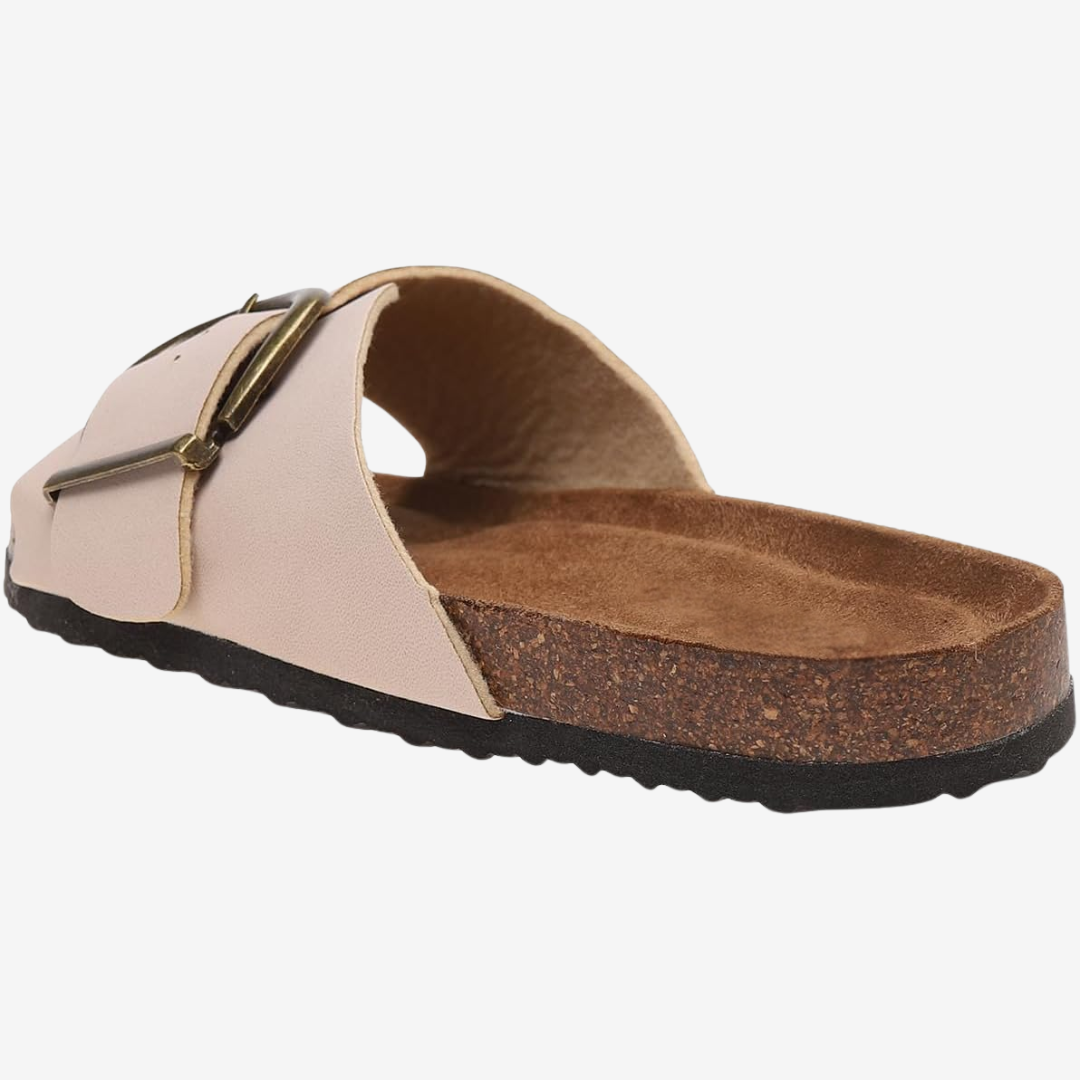 Sabine™ Gold Buckle Sandal