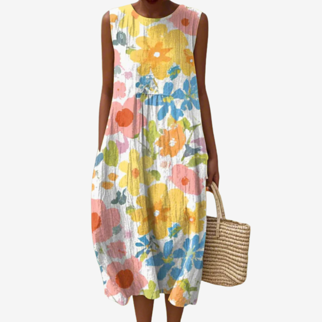 Éline™ Bohemian Flowery Midi