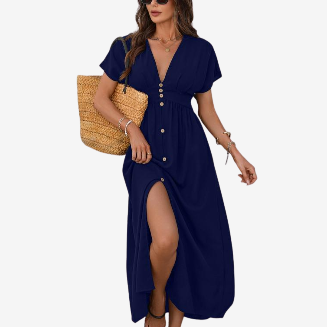 Serena™ Elegant Slit Dress