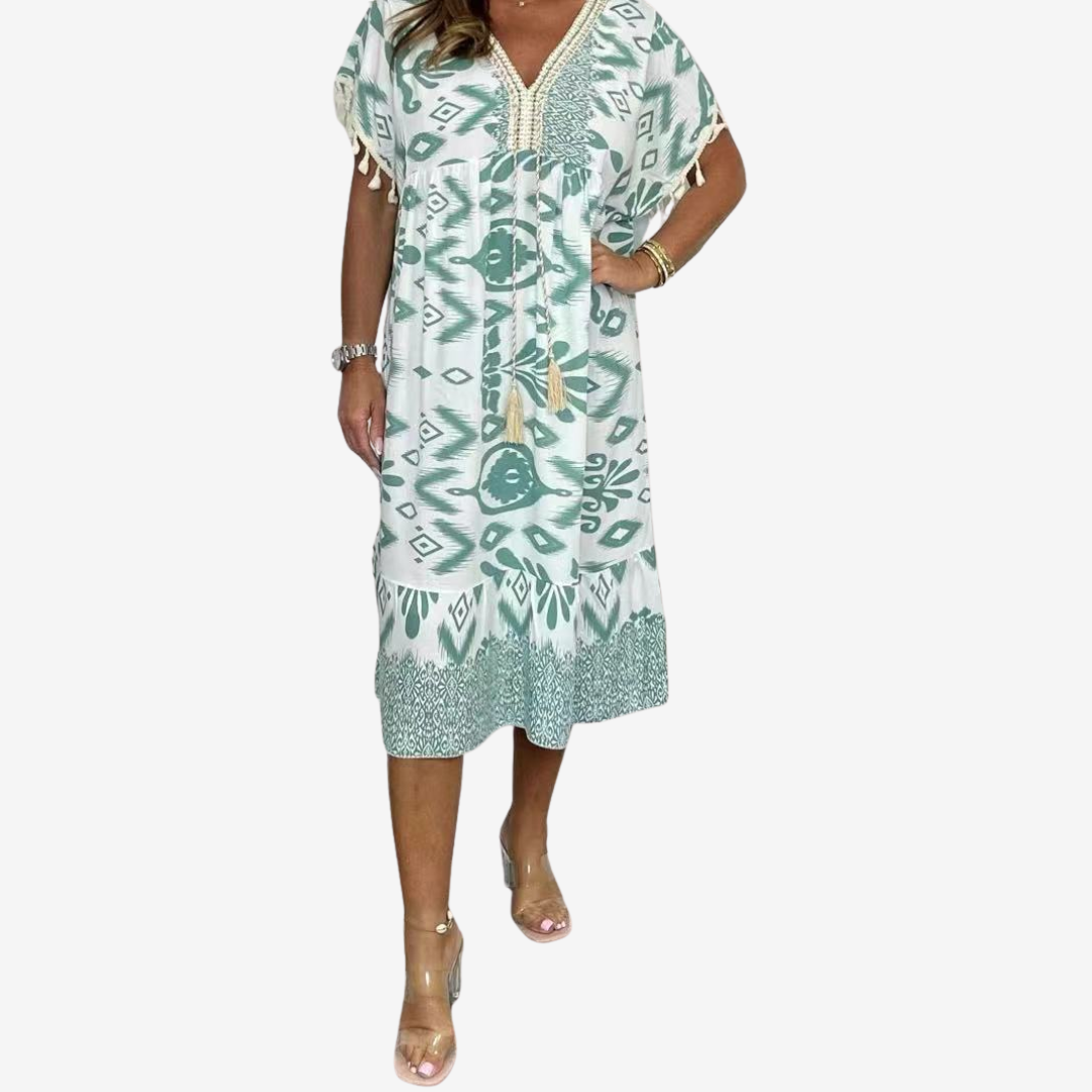 Solina™ Bohemian Printed Midi