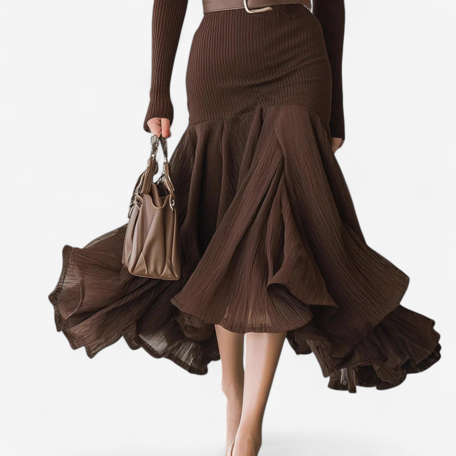 Yasmina™ Elegant Belted Dress