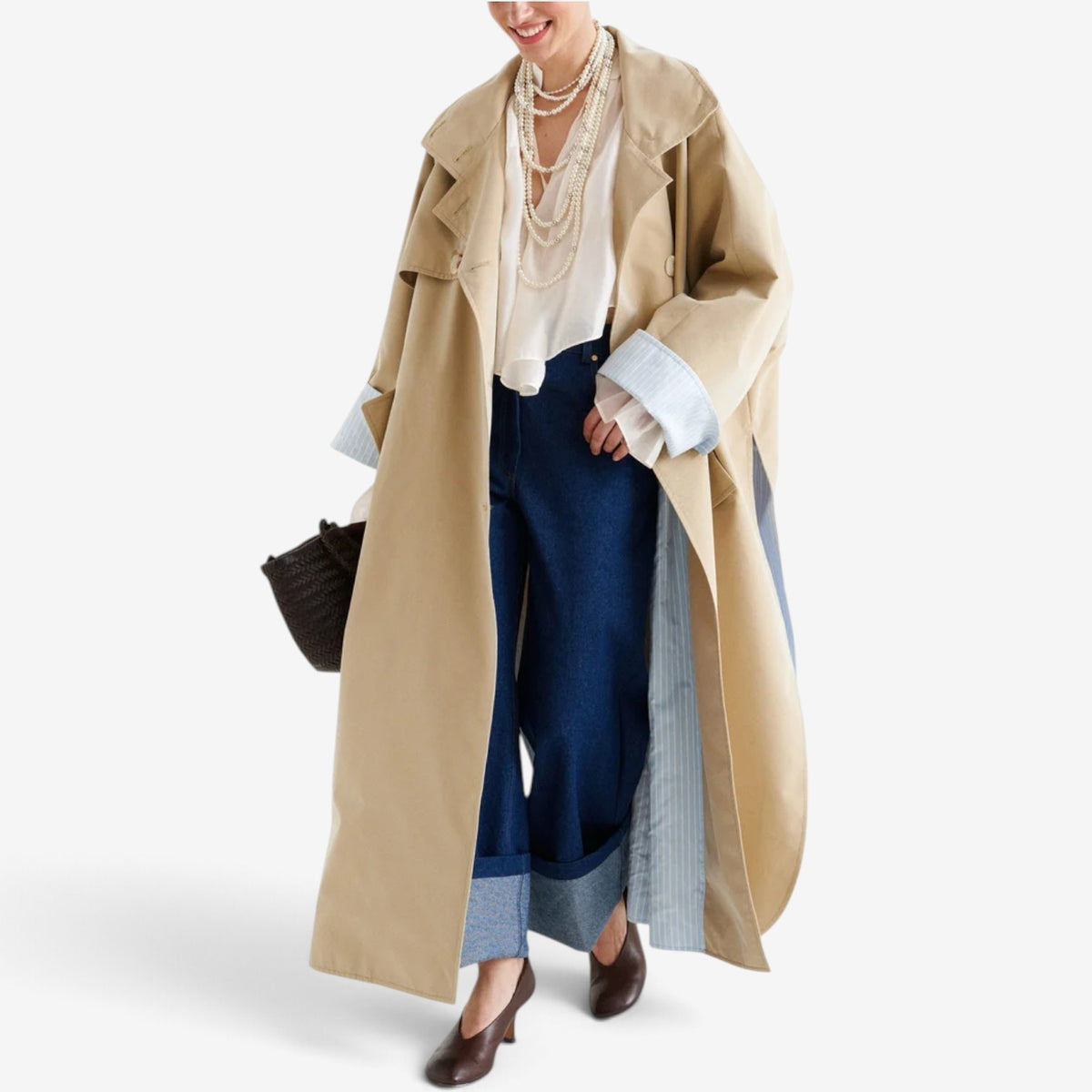Constance™ Oversized Longline Trench Coat