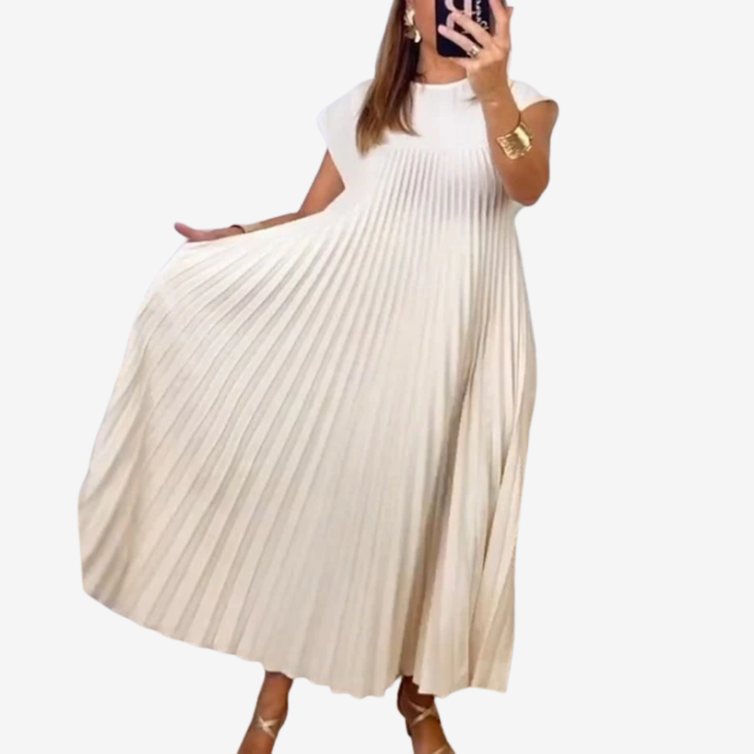 Brynja™ Pleated Ivory