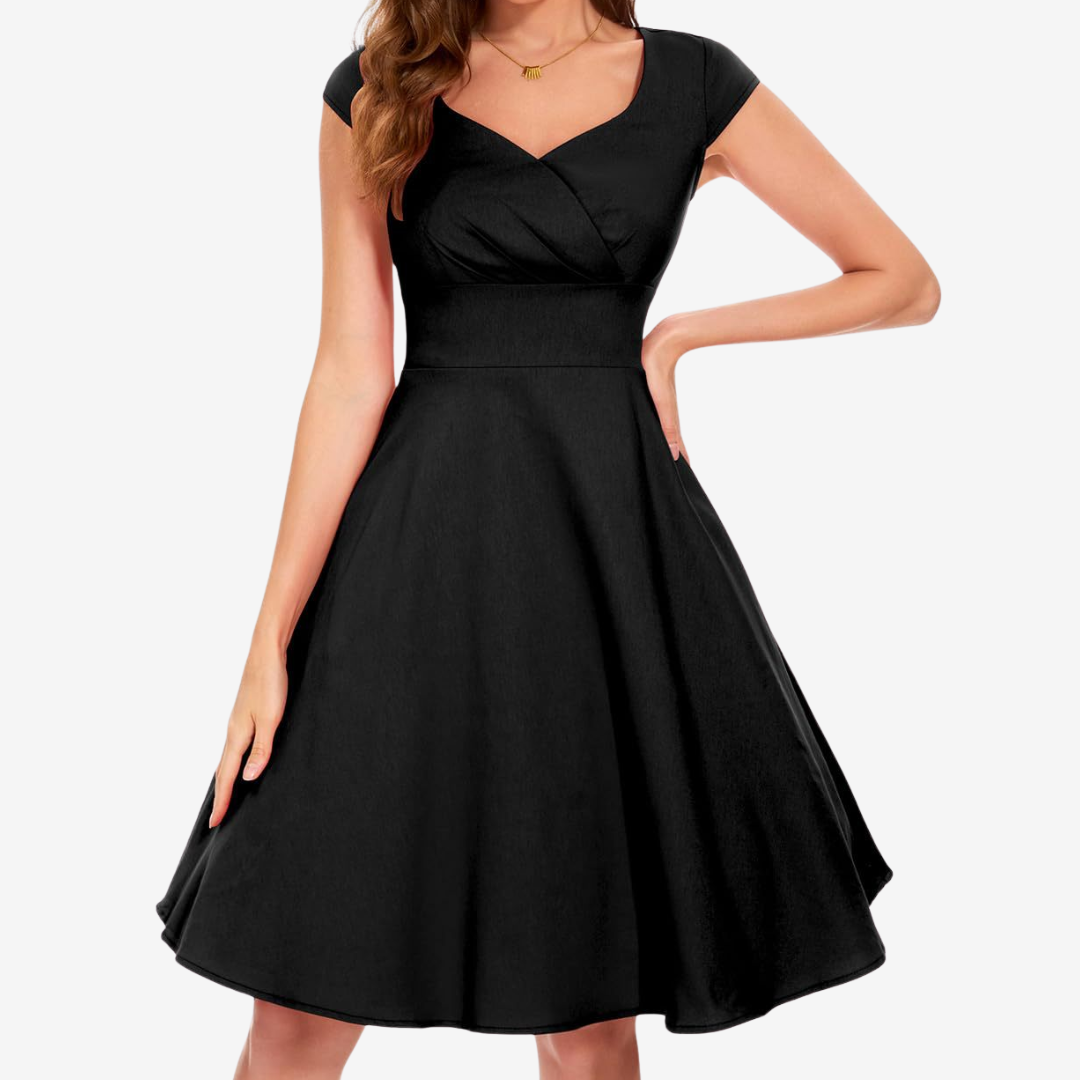Lauréna™ Pleated Cocktail Dress