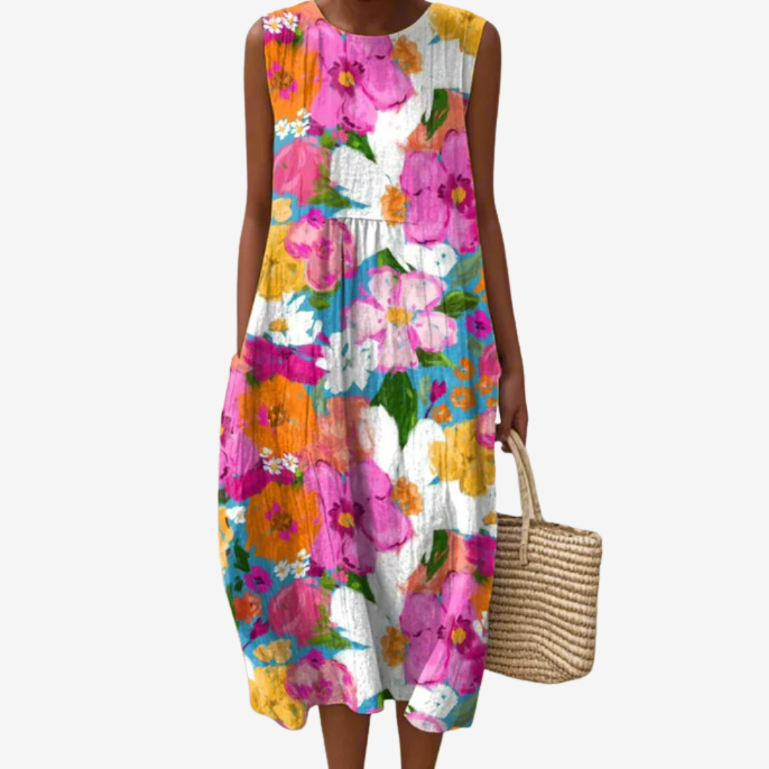 Éline™ Bohemian Flowery Midi