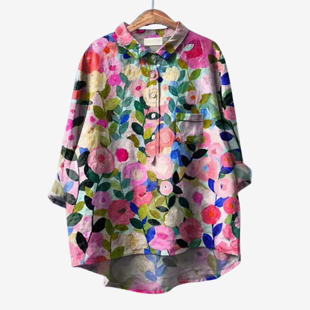 Ysola™ Bohemian Floral Shirt