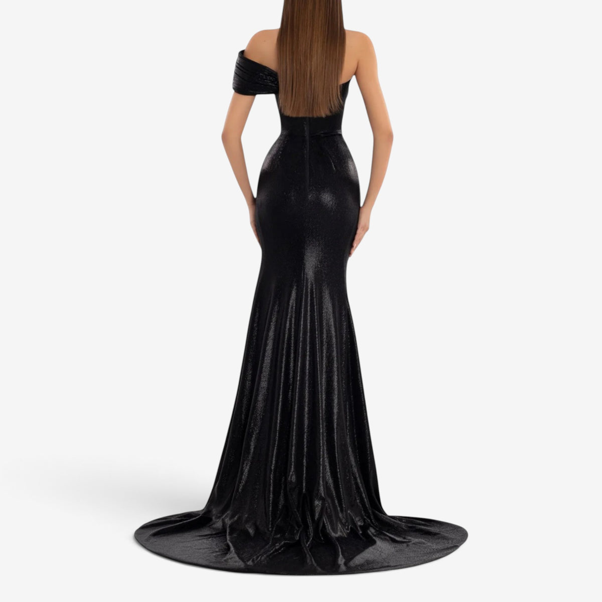 Aurelie™ Off-Shoulder Slit Gown