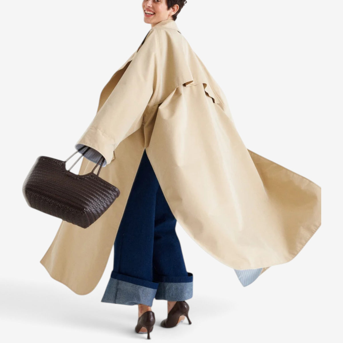 Constance™ Oversized Longline Trench Coat
