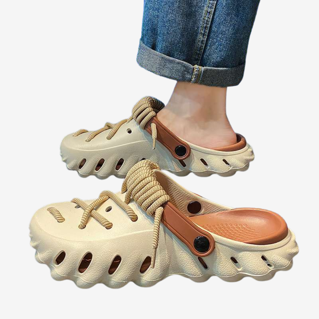 Amarine™ Trendy Lace-Up Clogs