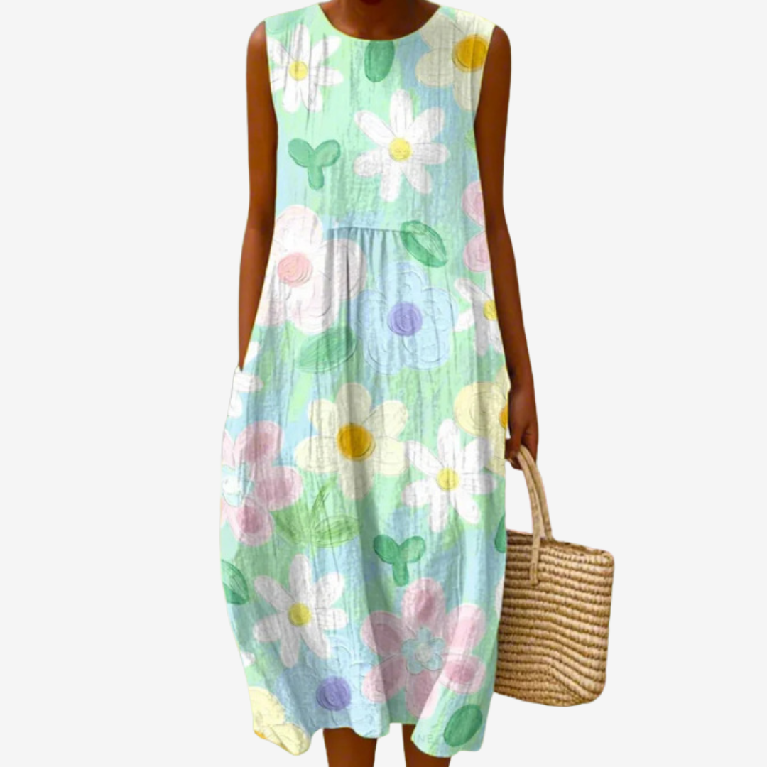 Éline™ Bohemian Flowery Midi