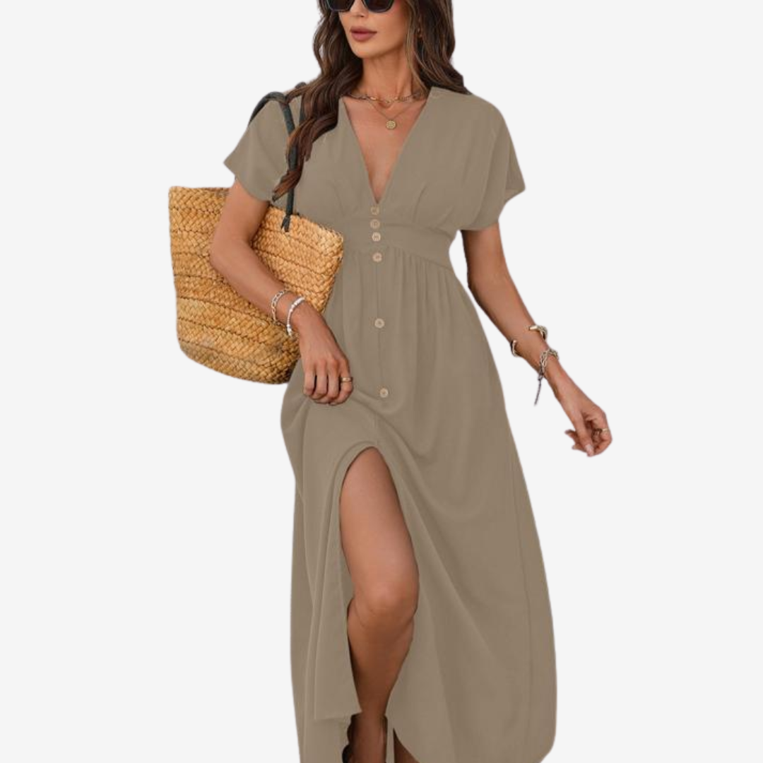 Serena™ Elegant Slit Dress