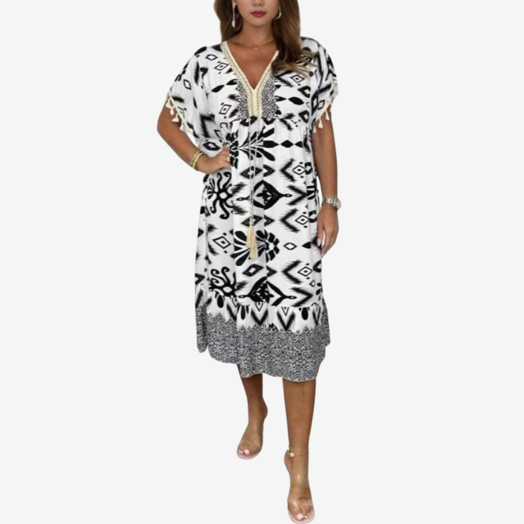 Solina™ Bohemian Printed Midi