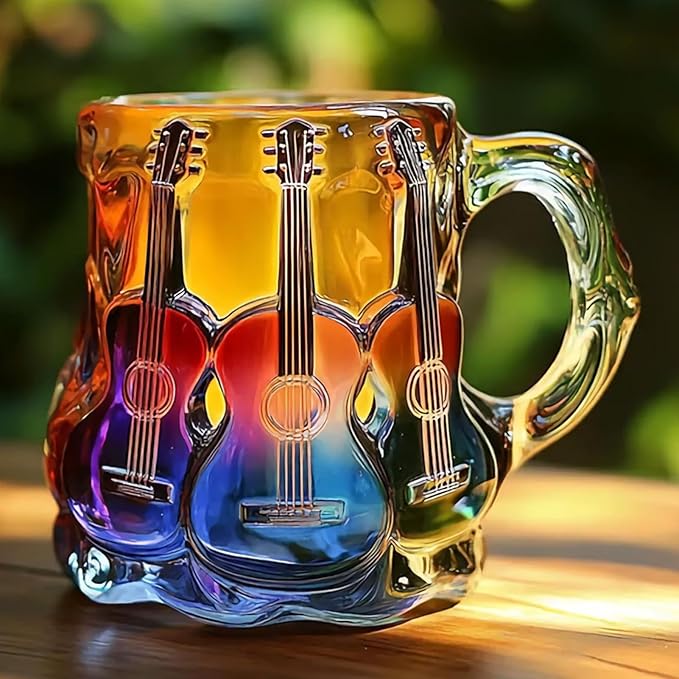 Tasse Avec Illustration De Guitare