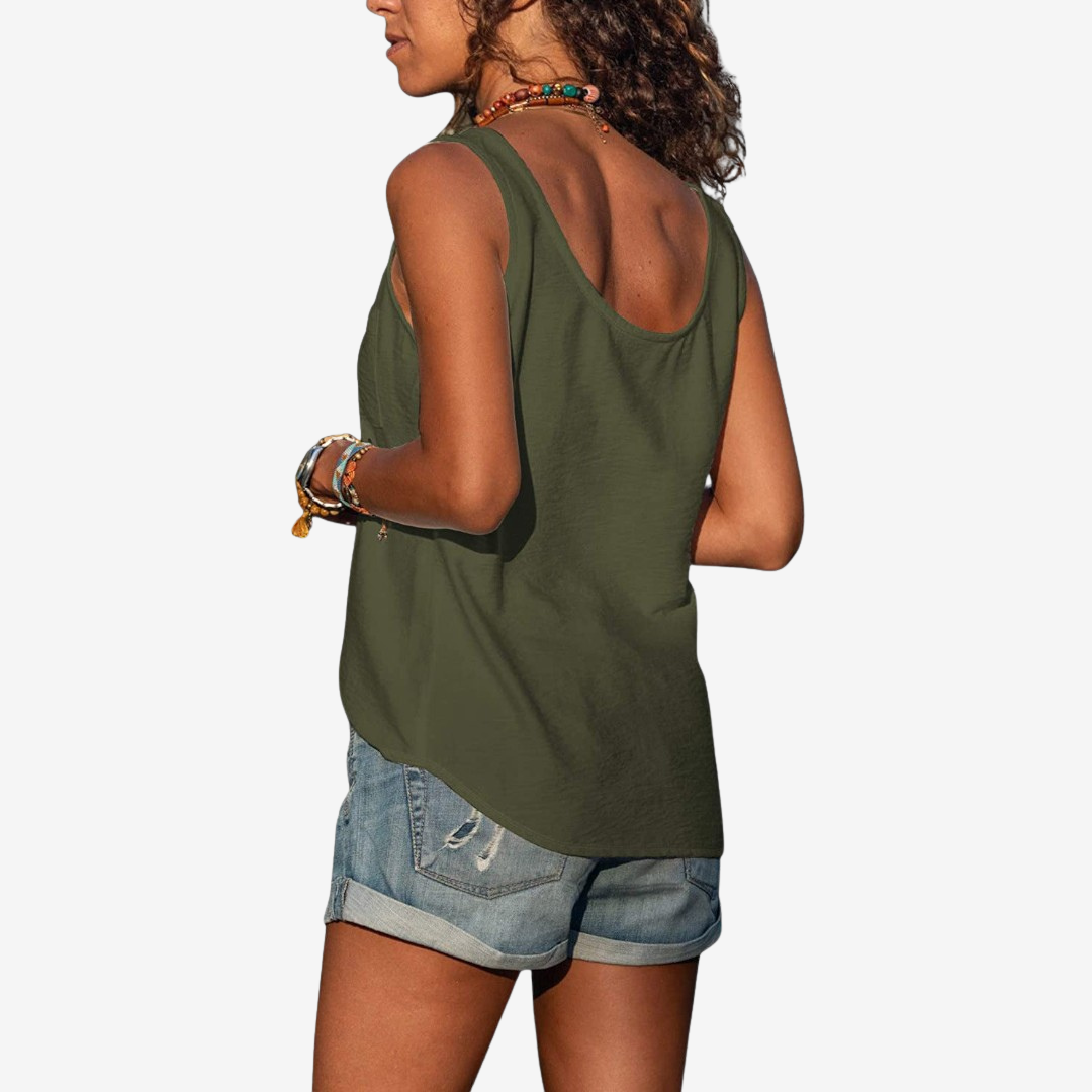 Sidra™ V-neck with buttons