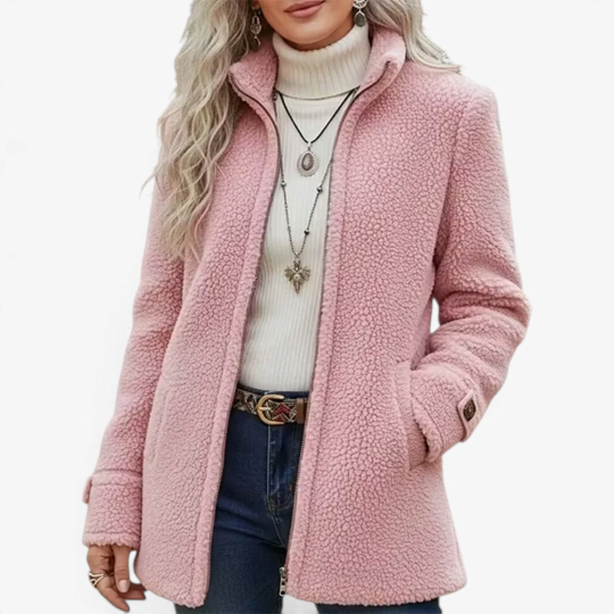 Freya™ Textured Collar Jacket