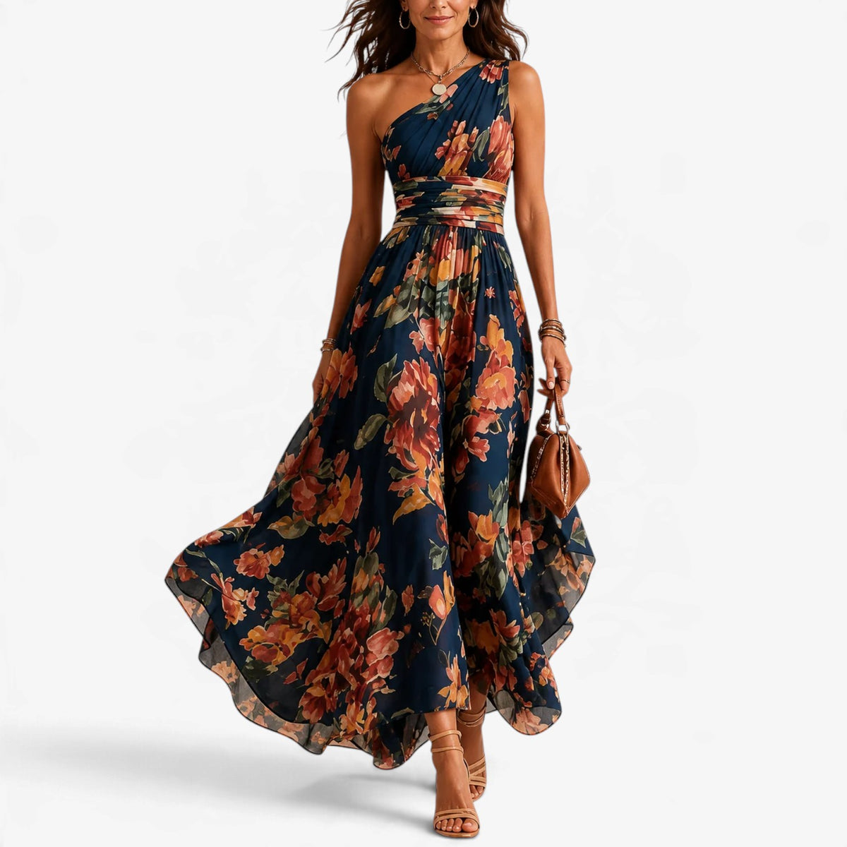 Alina™ One-Shoulder Maxi Dress