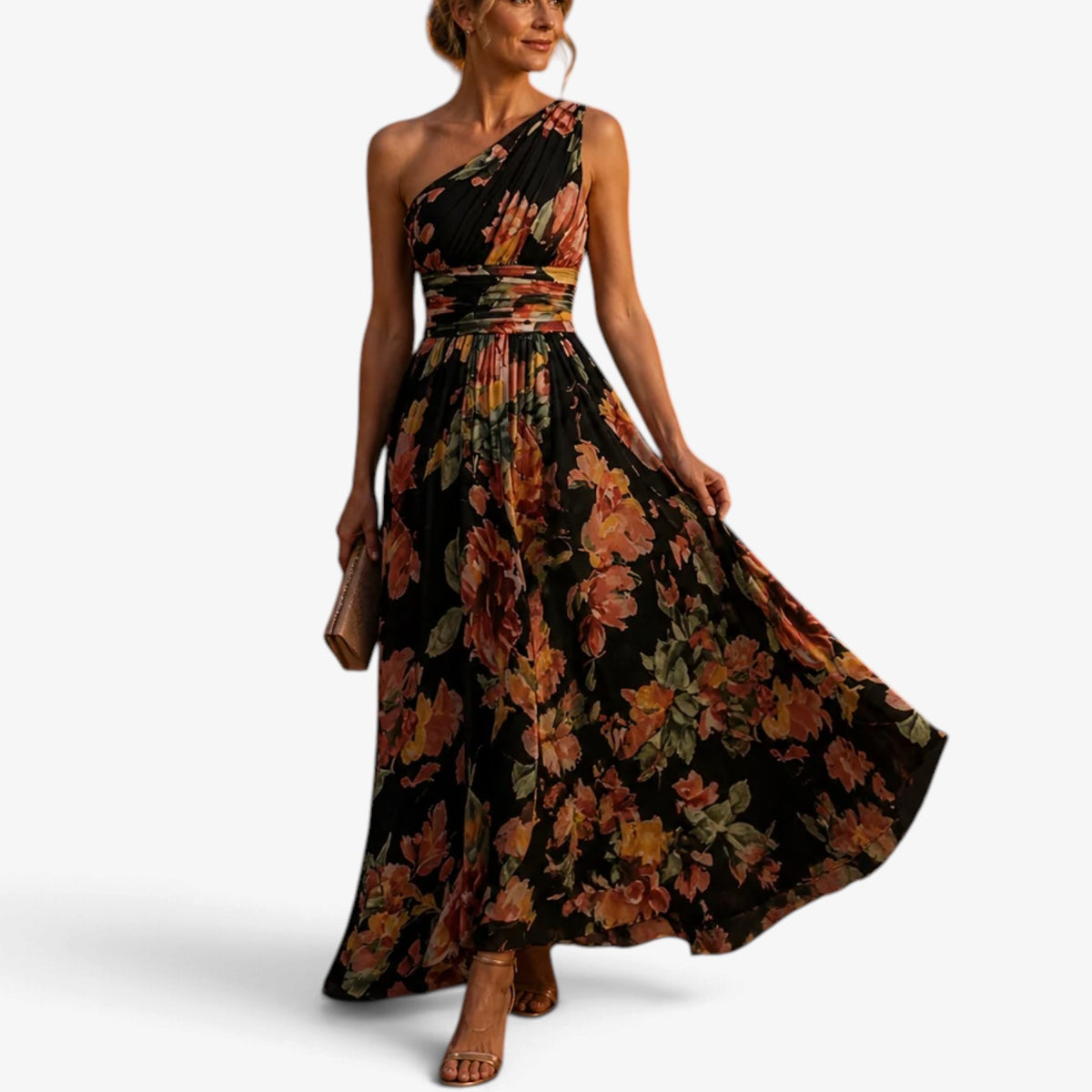 Alina™ One-Shoulder Maxi Dress