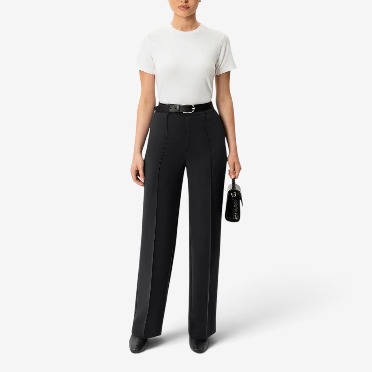 Gisele™ Straight-Leg Pressed Trousers