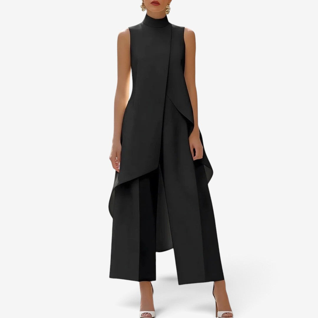 Selena™ Draped Sculptural Jumpsuit