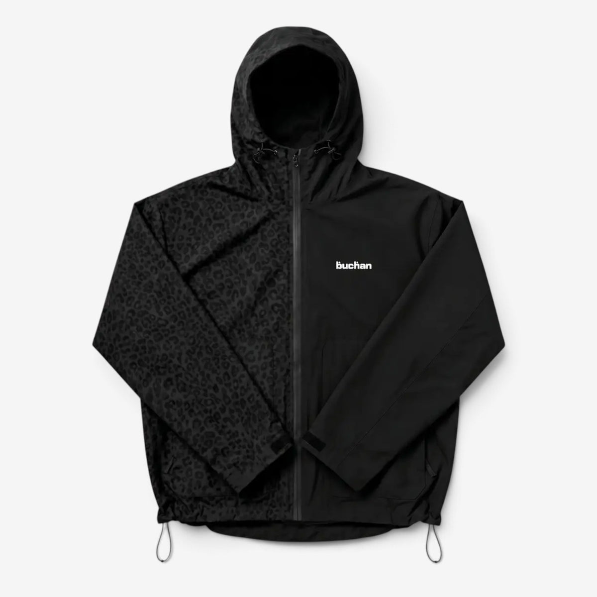 Josephine™ Leopard-Print Hooded Windbreaker