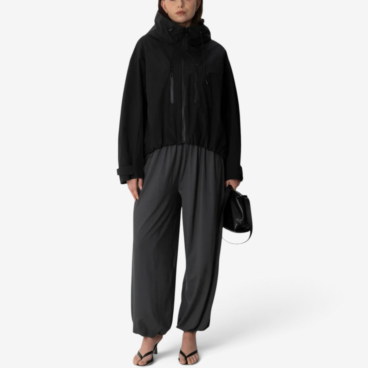 Amara™ Oversized Hooded Windbreaker