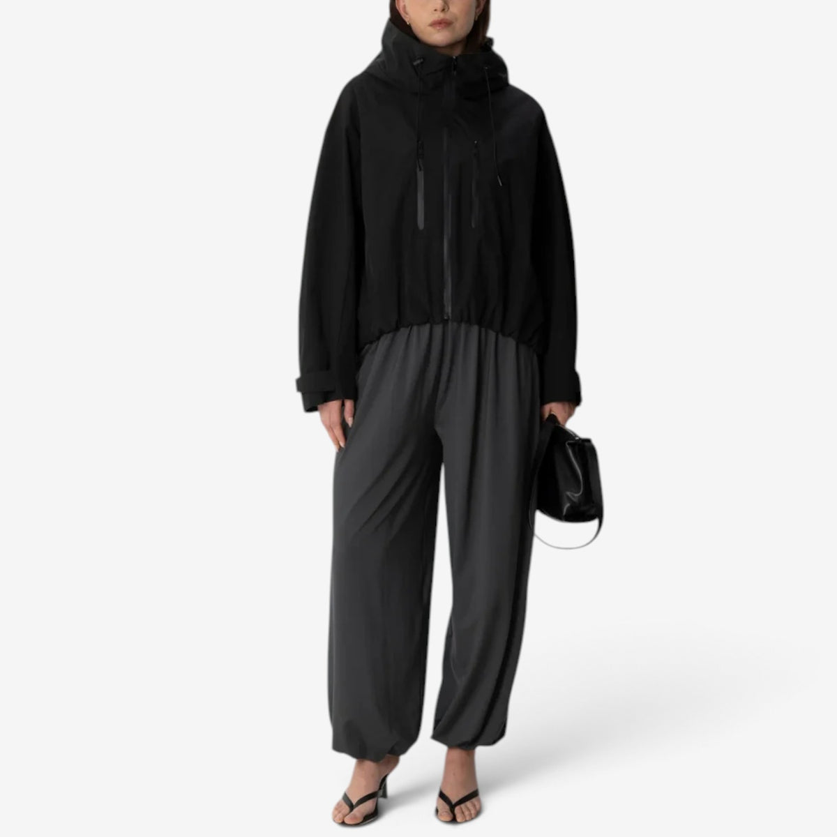 Zelle™ Cropped Hooded Windbreaker