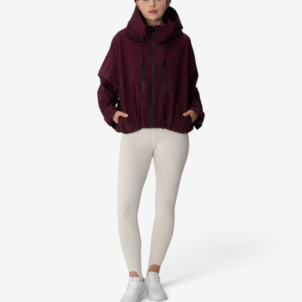 Amara™ Oversized Hooded Windbreaker