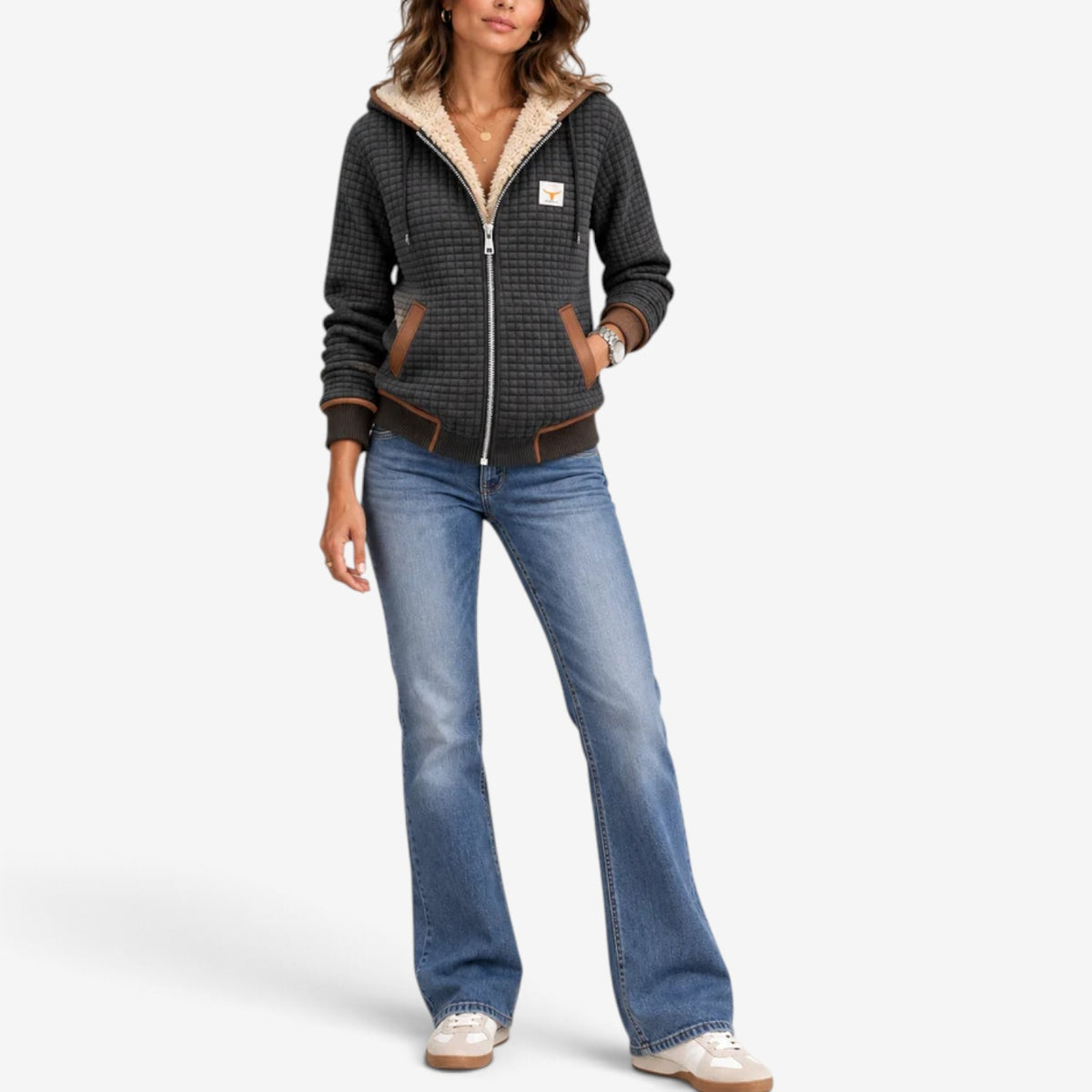 Clemence™ Hooded Teddy-Lined Jacket