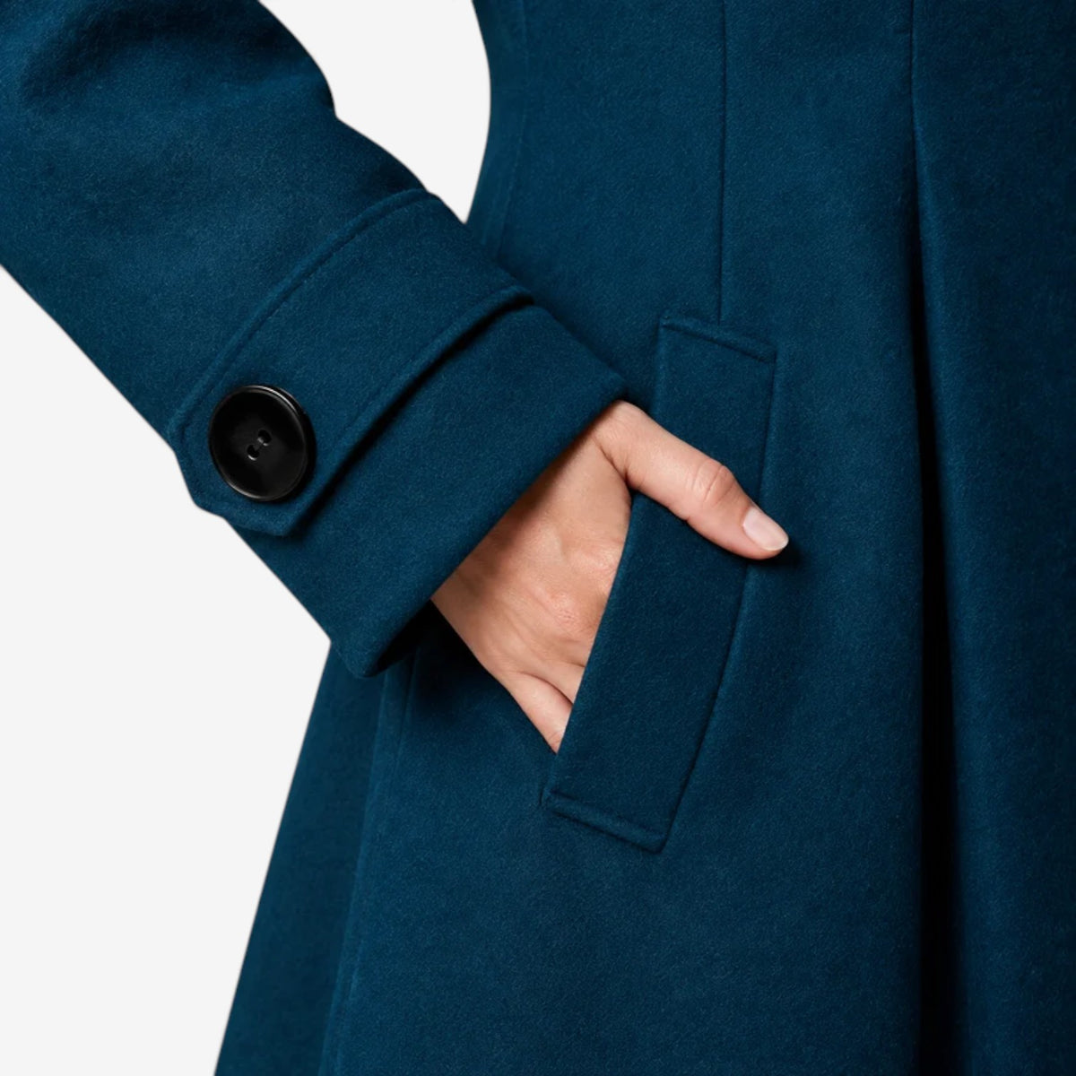 Beatrix™ Hooded Double-Breasted Coat