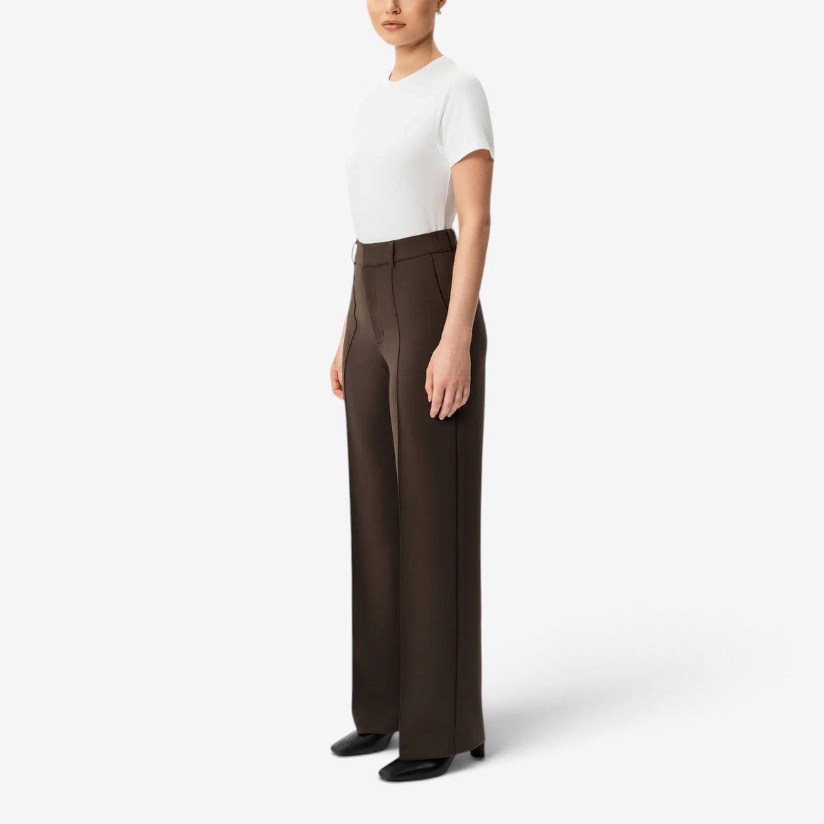Gisele™ Straight-Leg Pressed Trousers