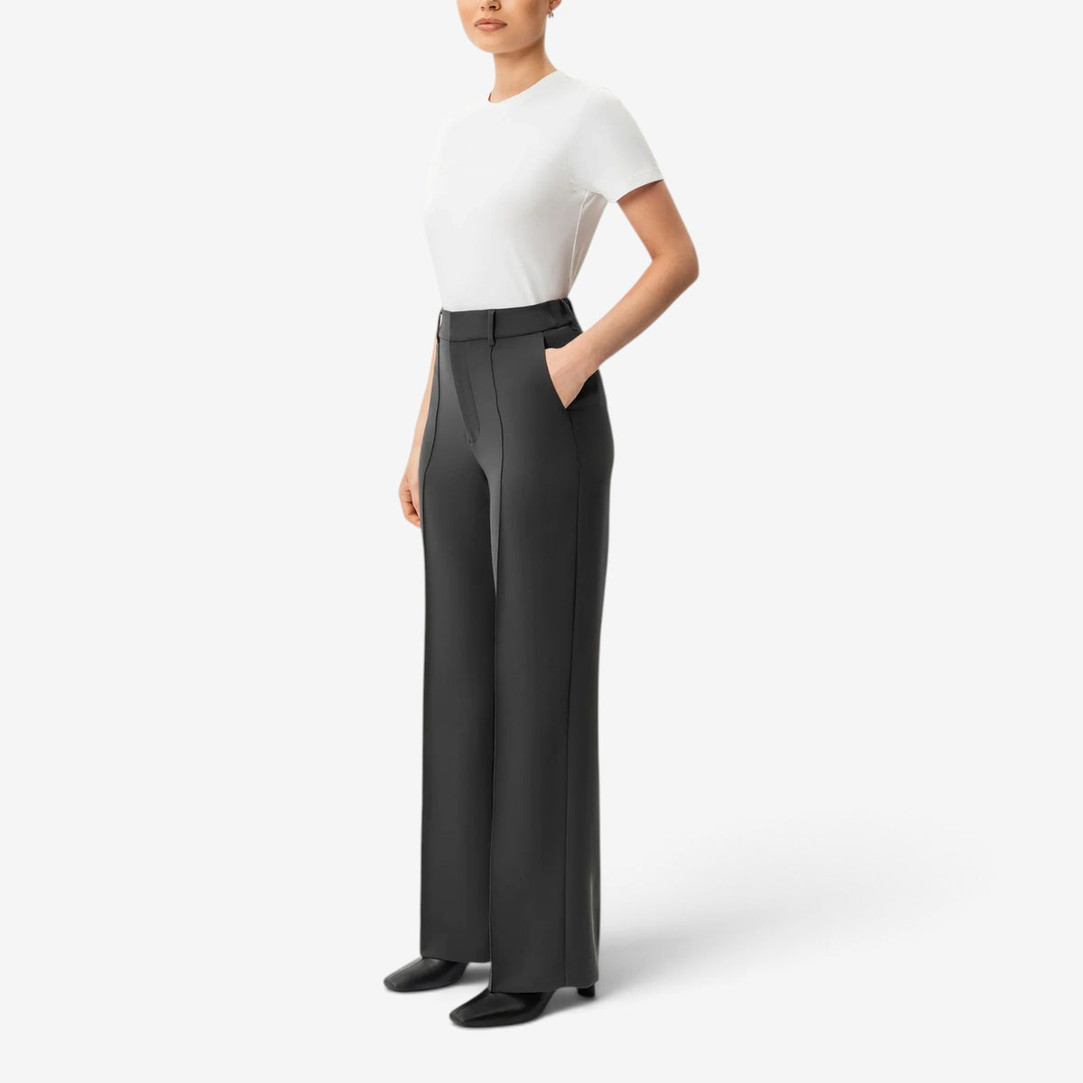Gisele™ Straight-Leg Pressed Trousers
