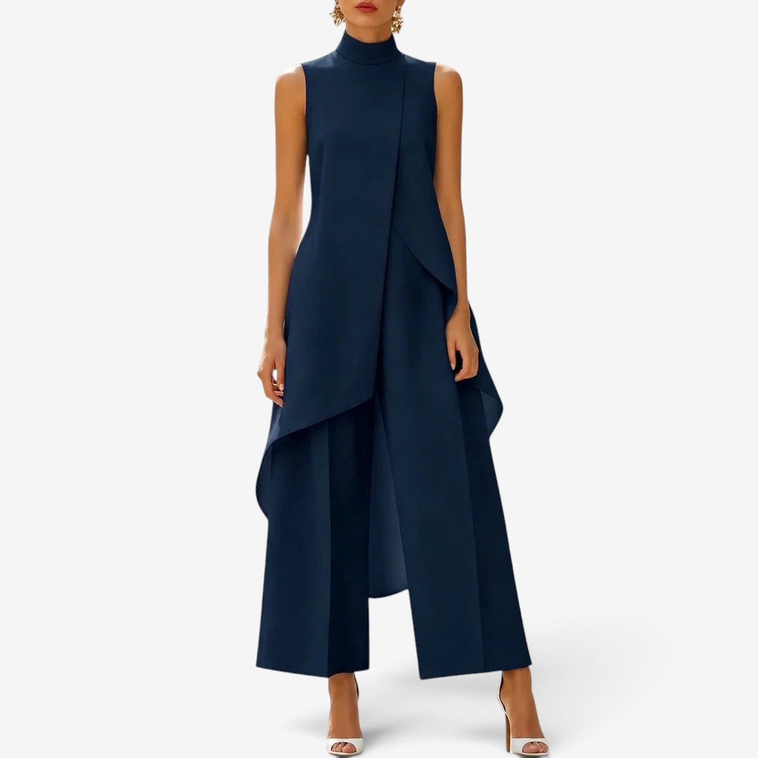 Selena™ Draped Sculptural Jumpsuit