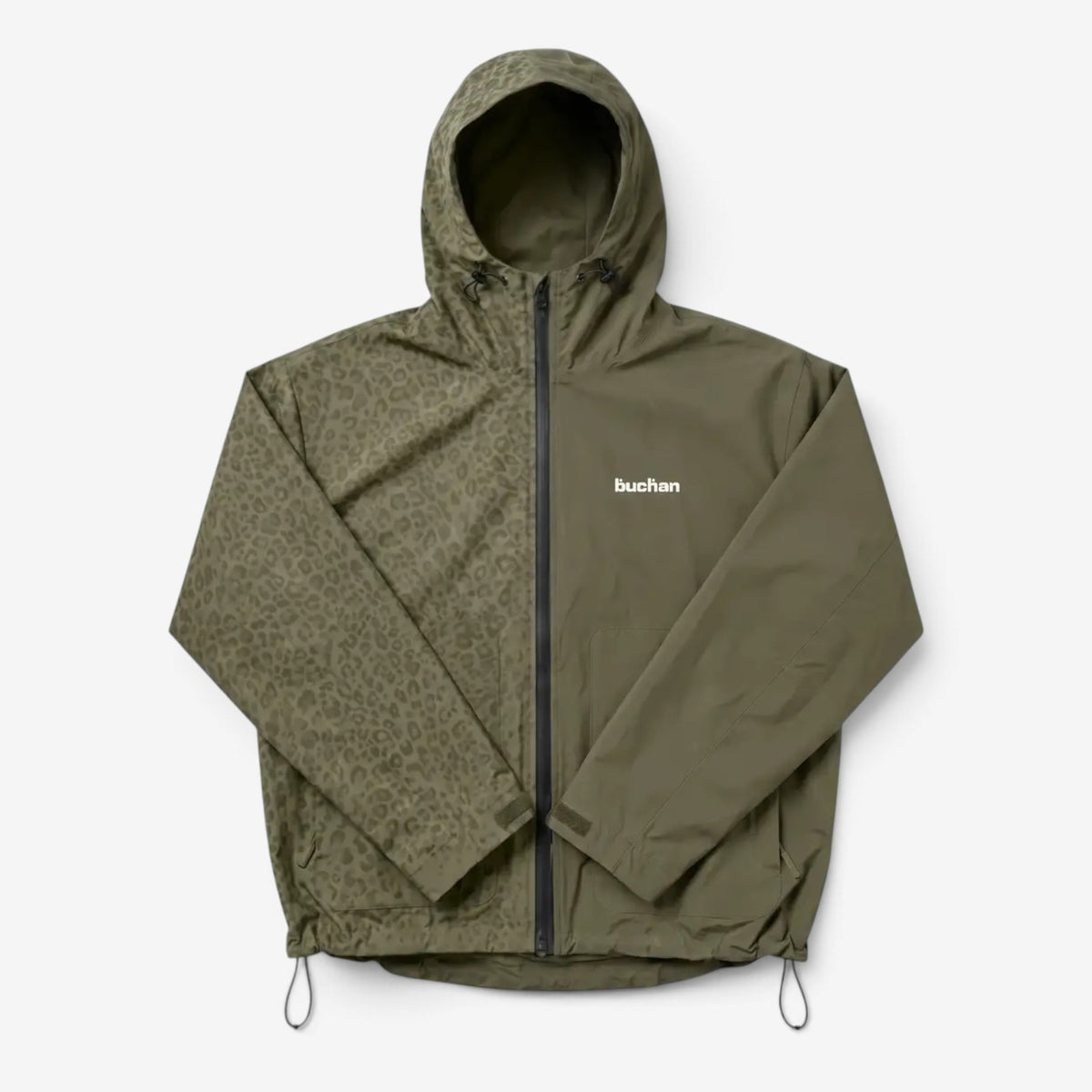 Josephine™ Leopard-Print Hooded Windbreaker