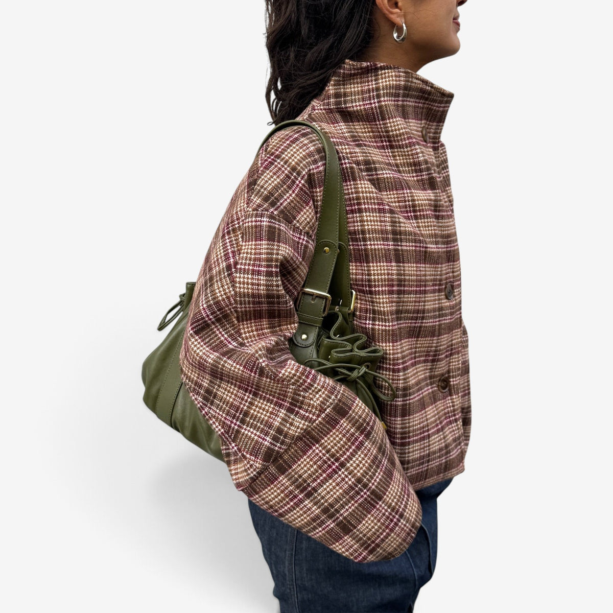 Marianne™ Cropped Plaid Jacket