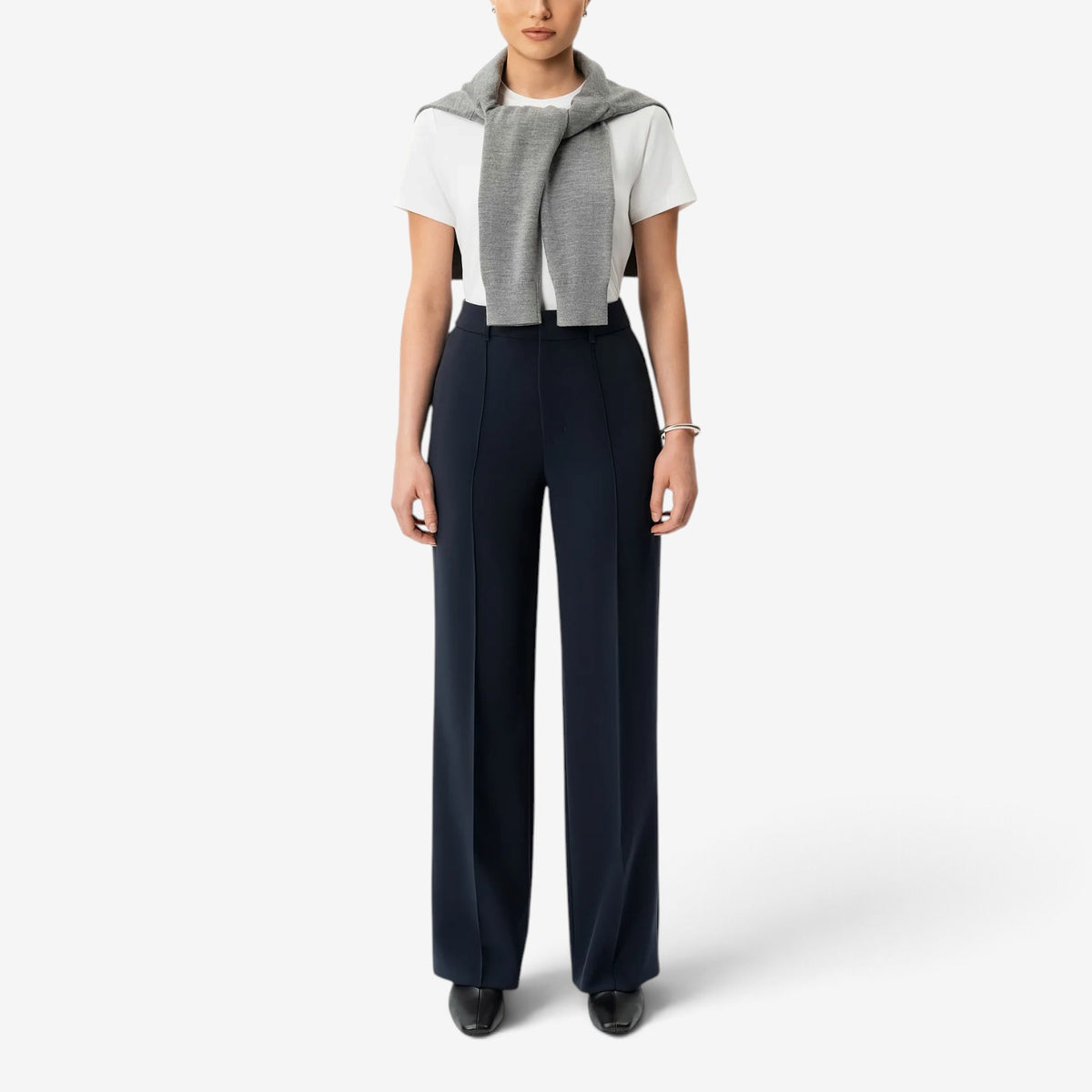 Gisele™ Straight-Leg Pressed Trousers