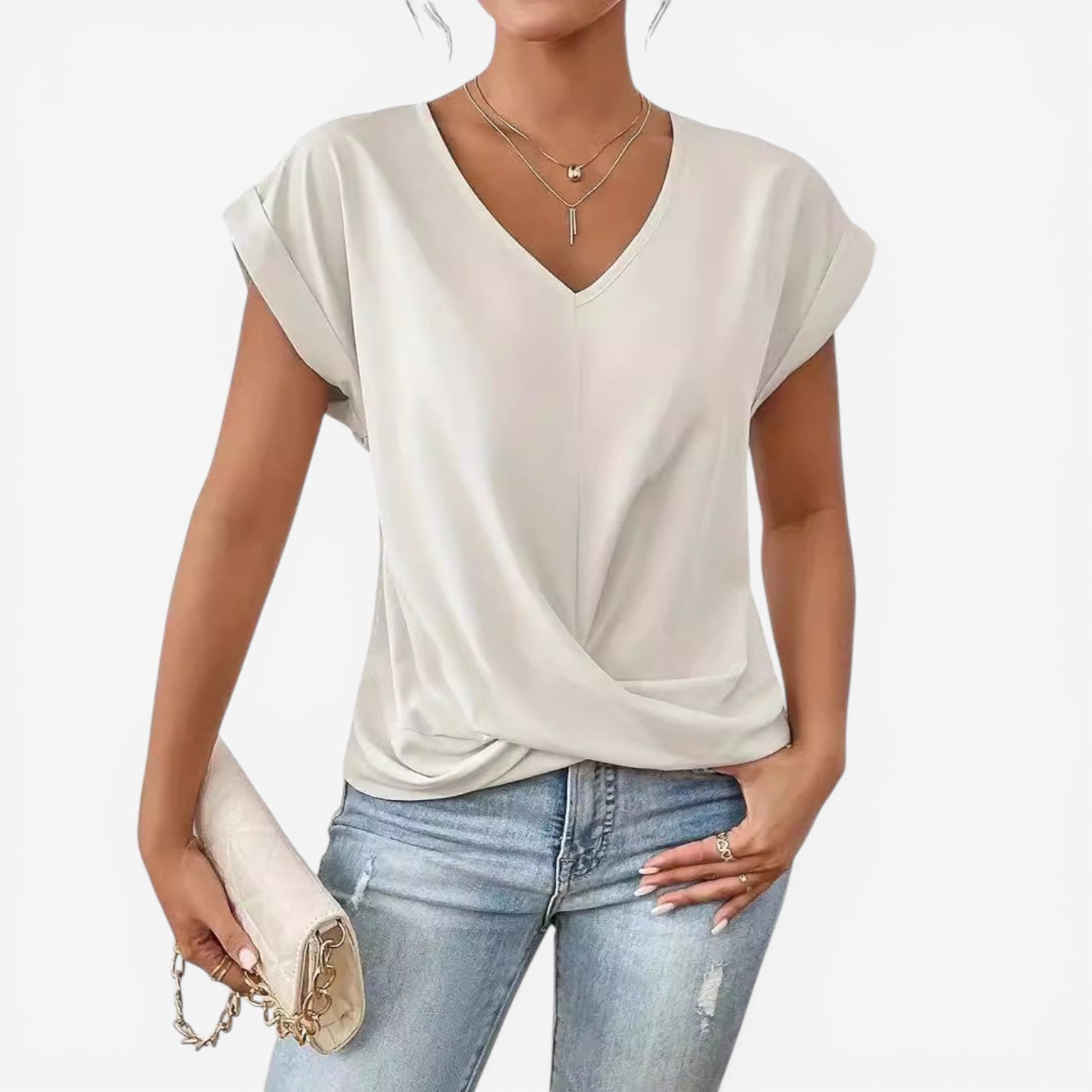 Adria™ Pleated blouse