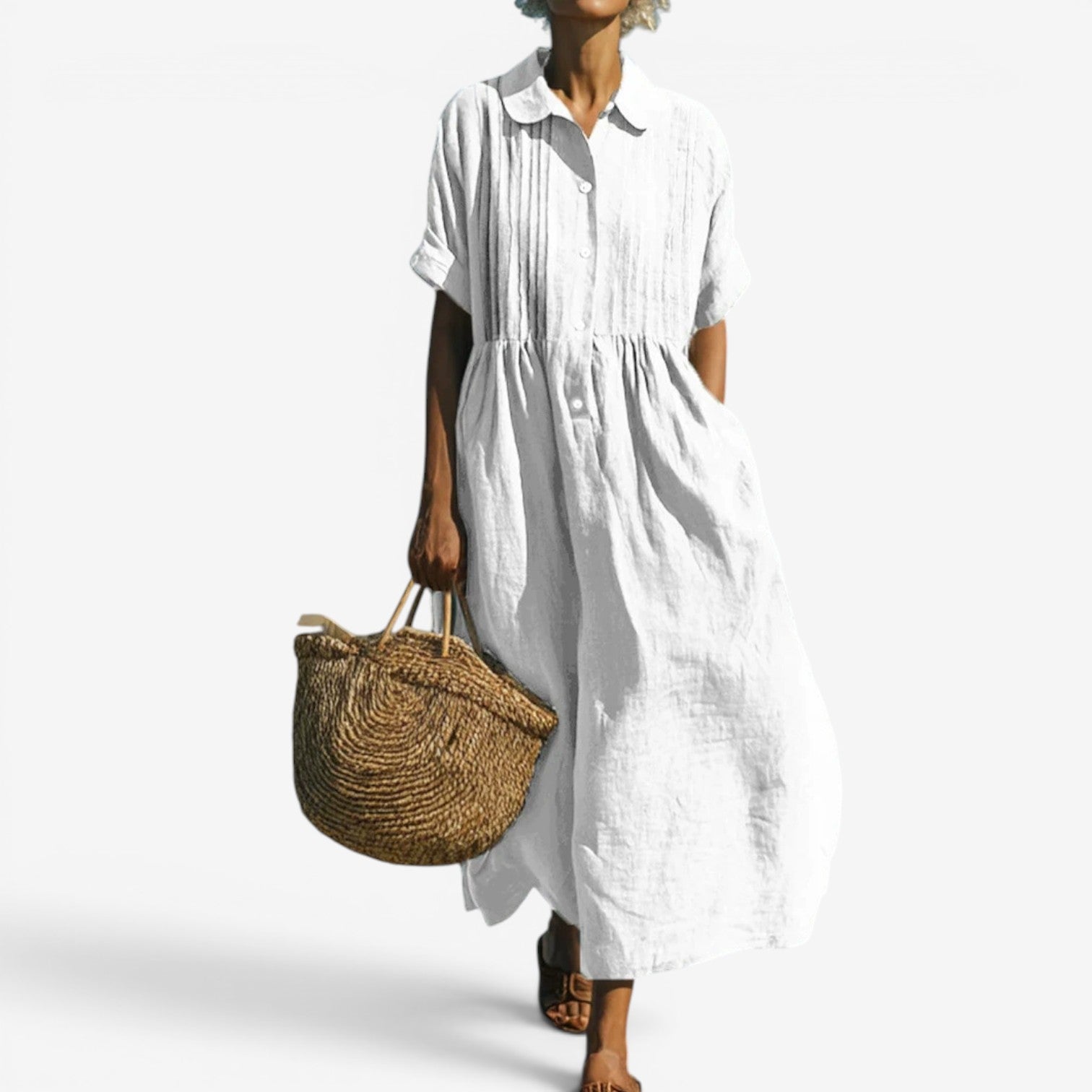 Eliana™ Midi shirt dress