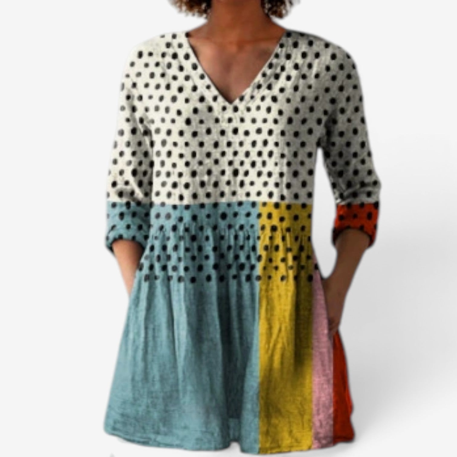 Saundy™ Short tunic dress