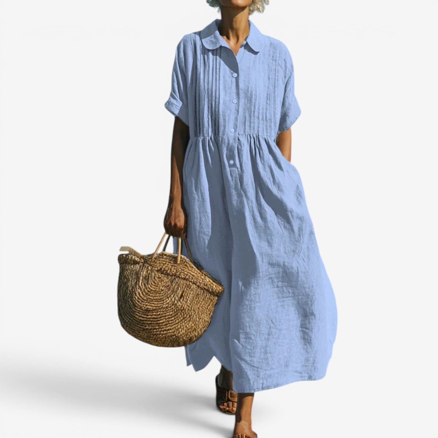 Eliana™ Midi shirt dress