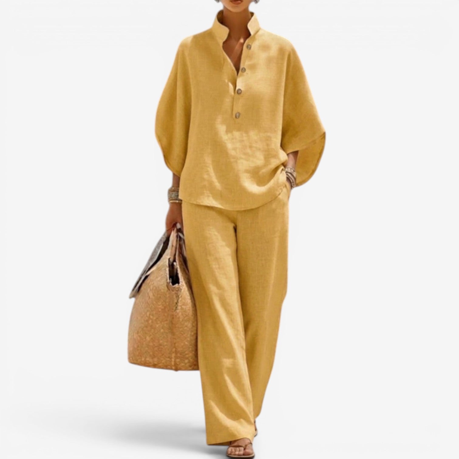 Alice™ Linen Two-Piece Set