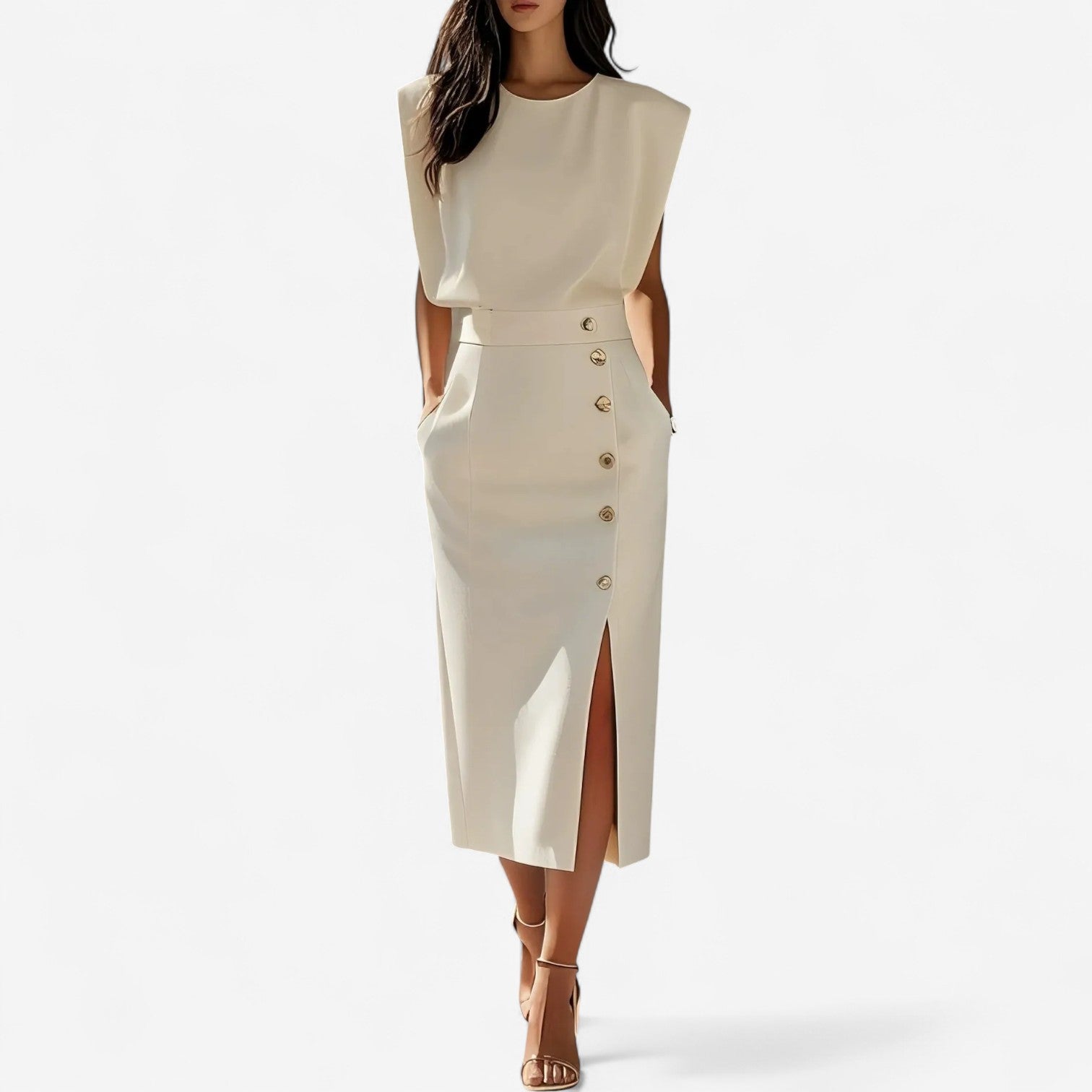 Stéphanie™ Chic Structured Jumpsuit