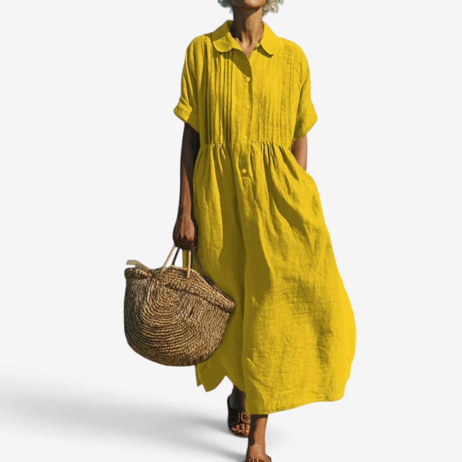 Eliana™ Midi shirt dress