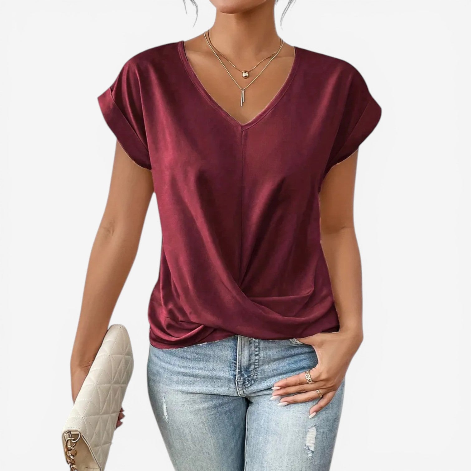 Adria™ Pleated blouse