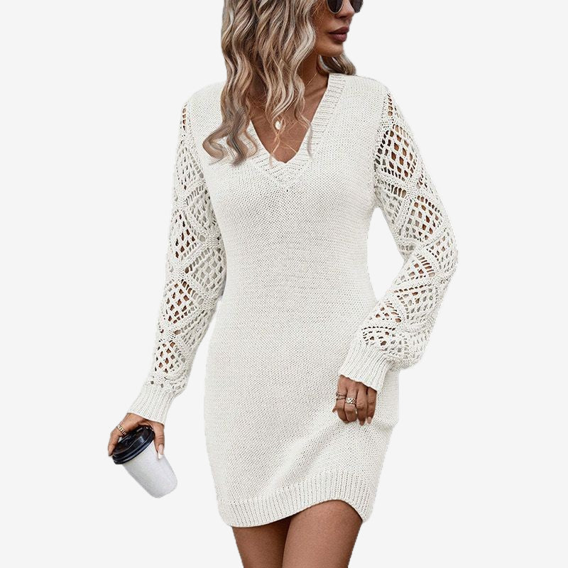 Silvy™ Lace Sleeve Dress