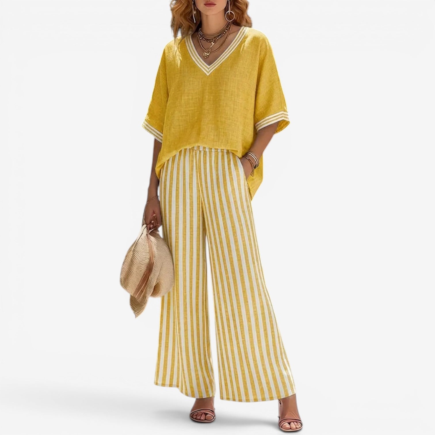Brianna™ Striped Two-Piece Set