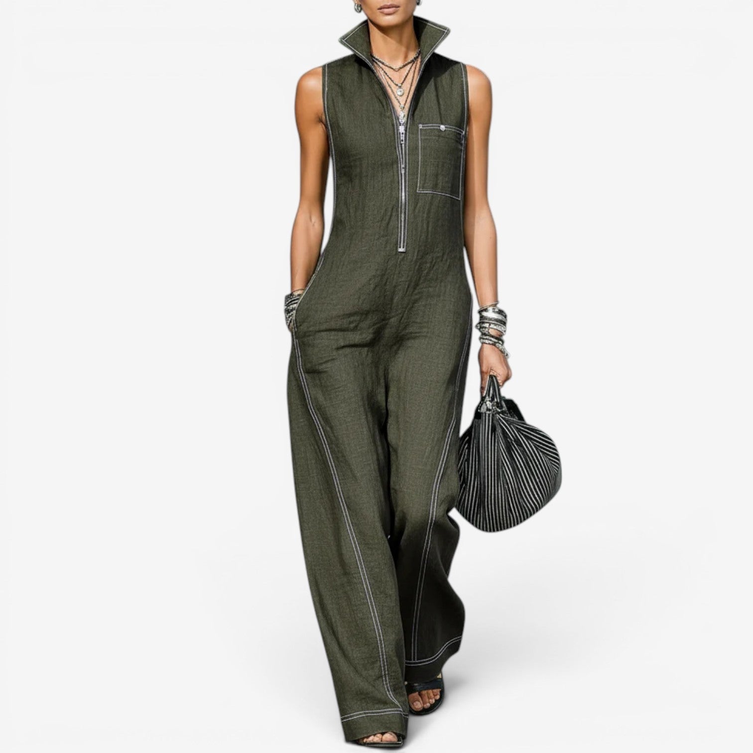 Tanya™ Sleeveless jumpsuit