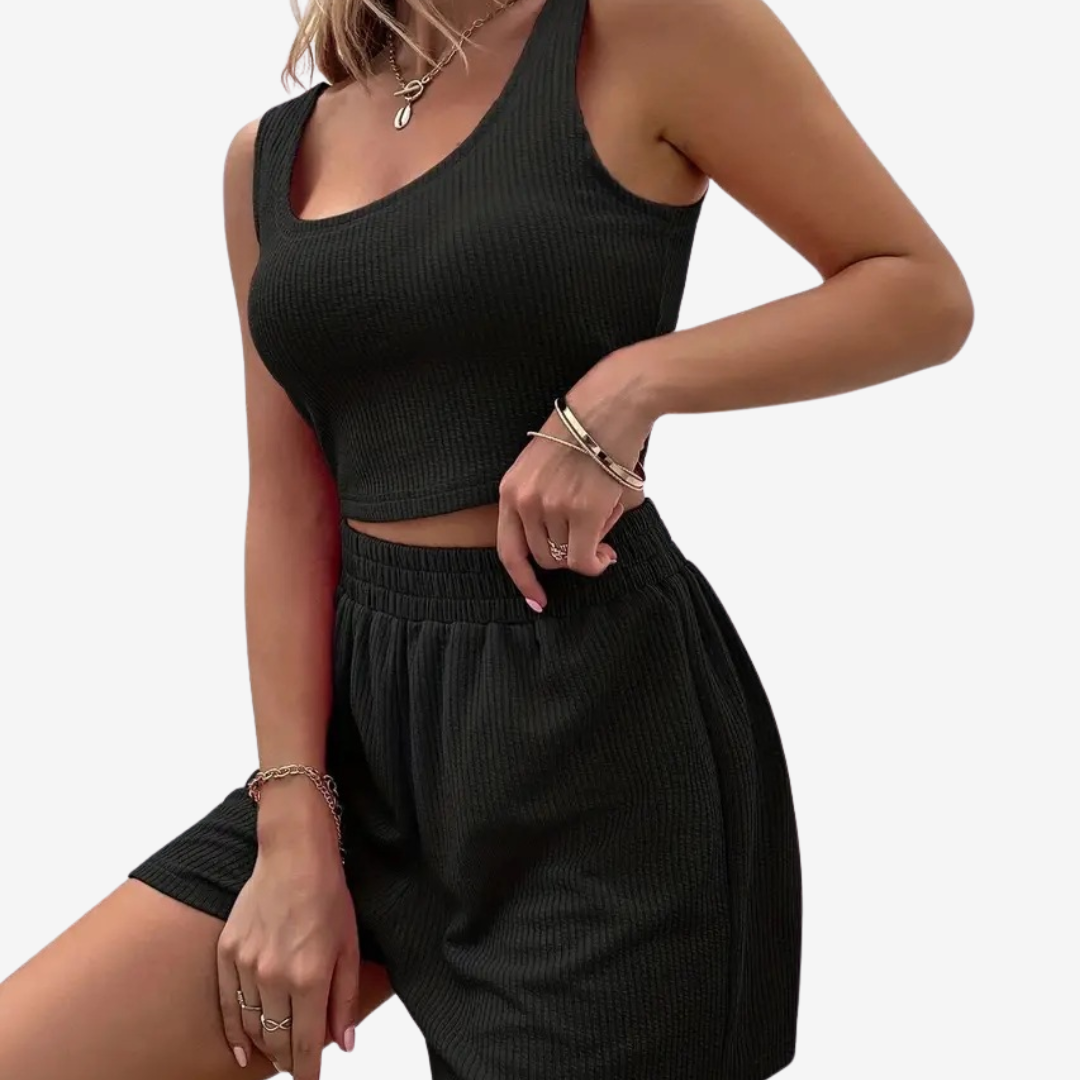 Viviane™ Stylish Crop Top Set